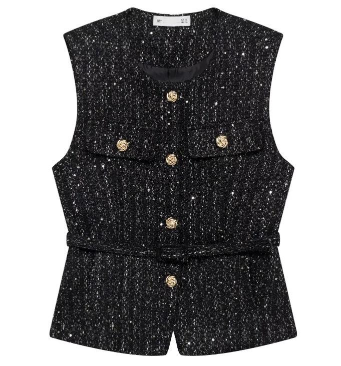 Ikonisk Bouclé-vest