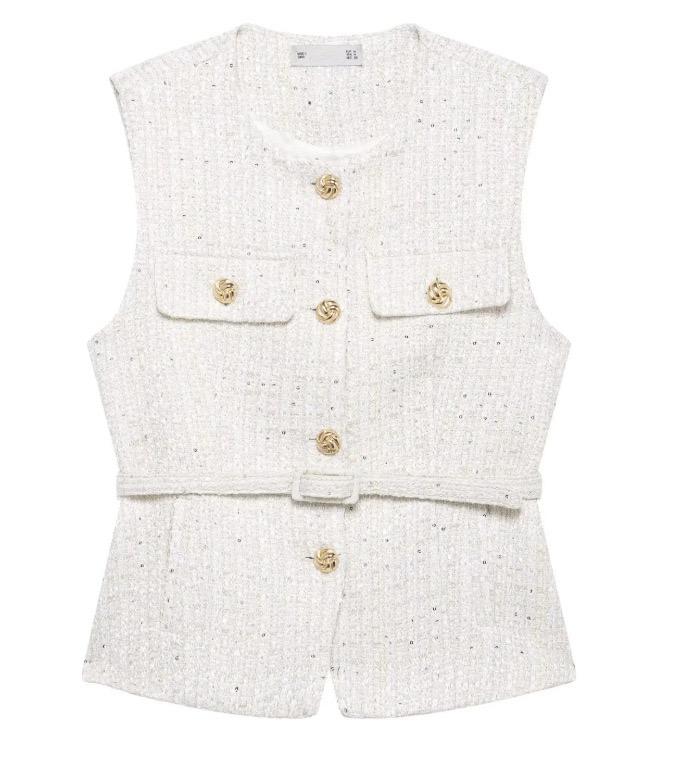 Ikonisk Bouclé-vest