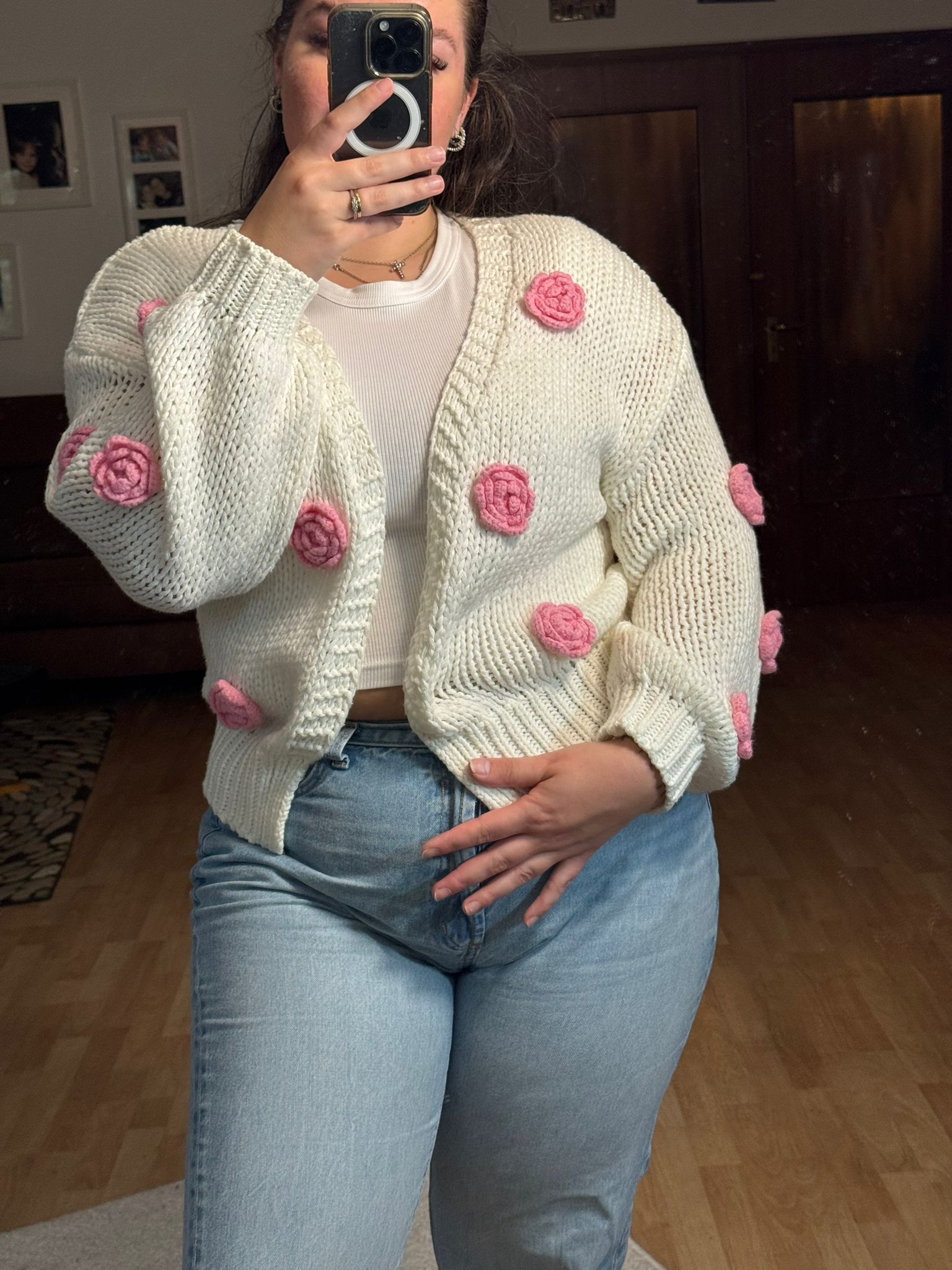 Blomstercardigan