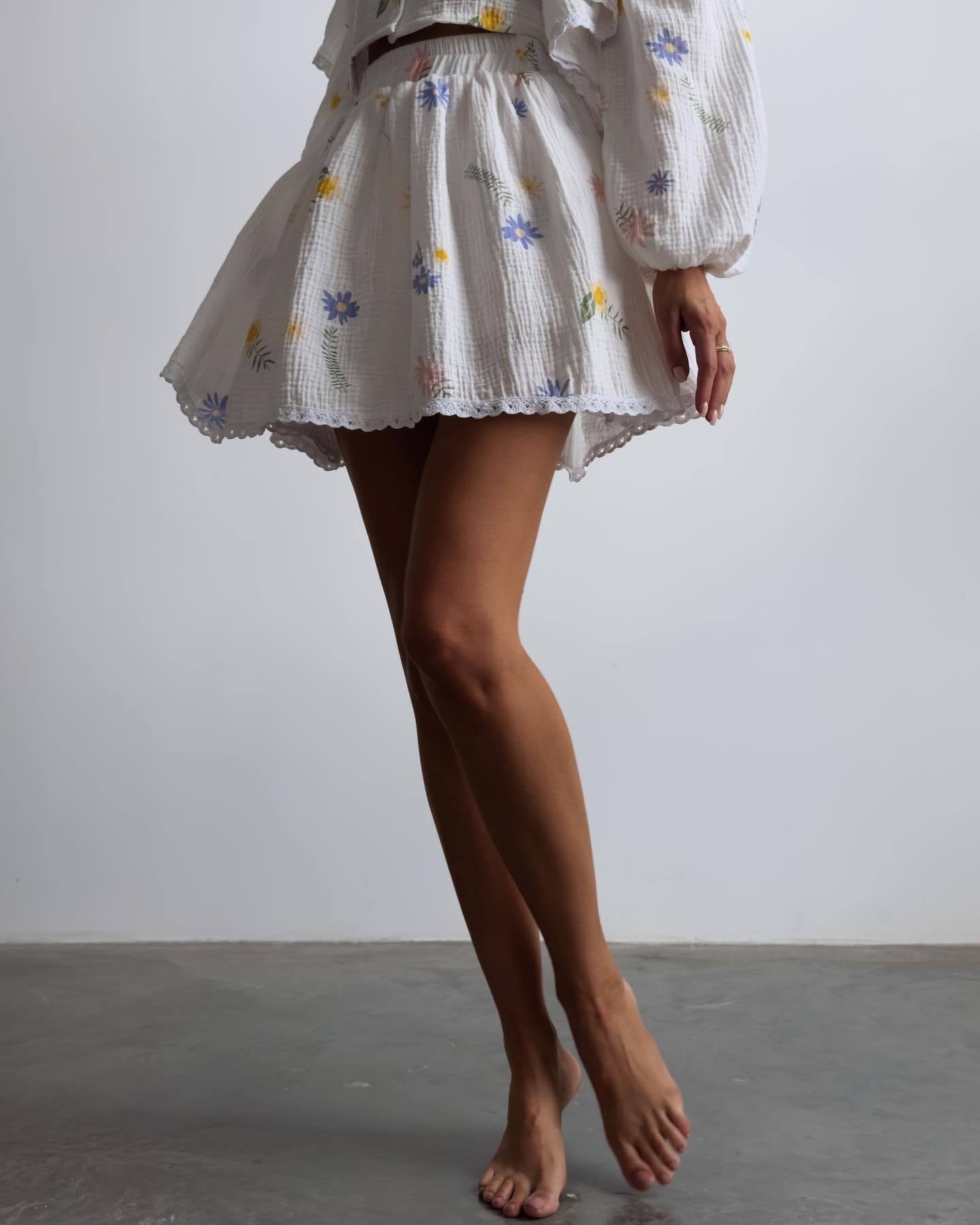 Romantisk blomstersæt