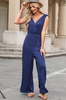 Azurblå jumpsuit