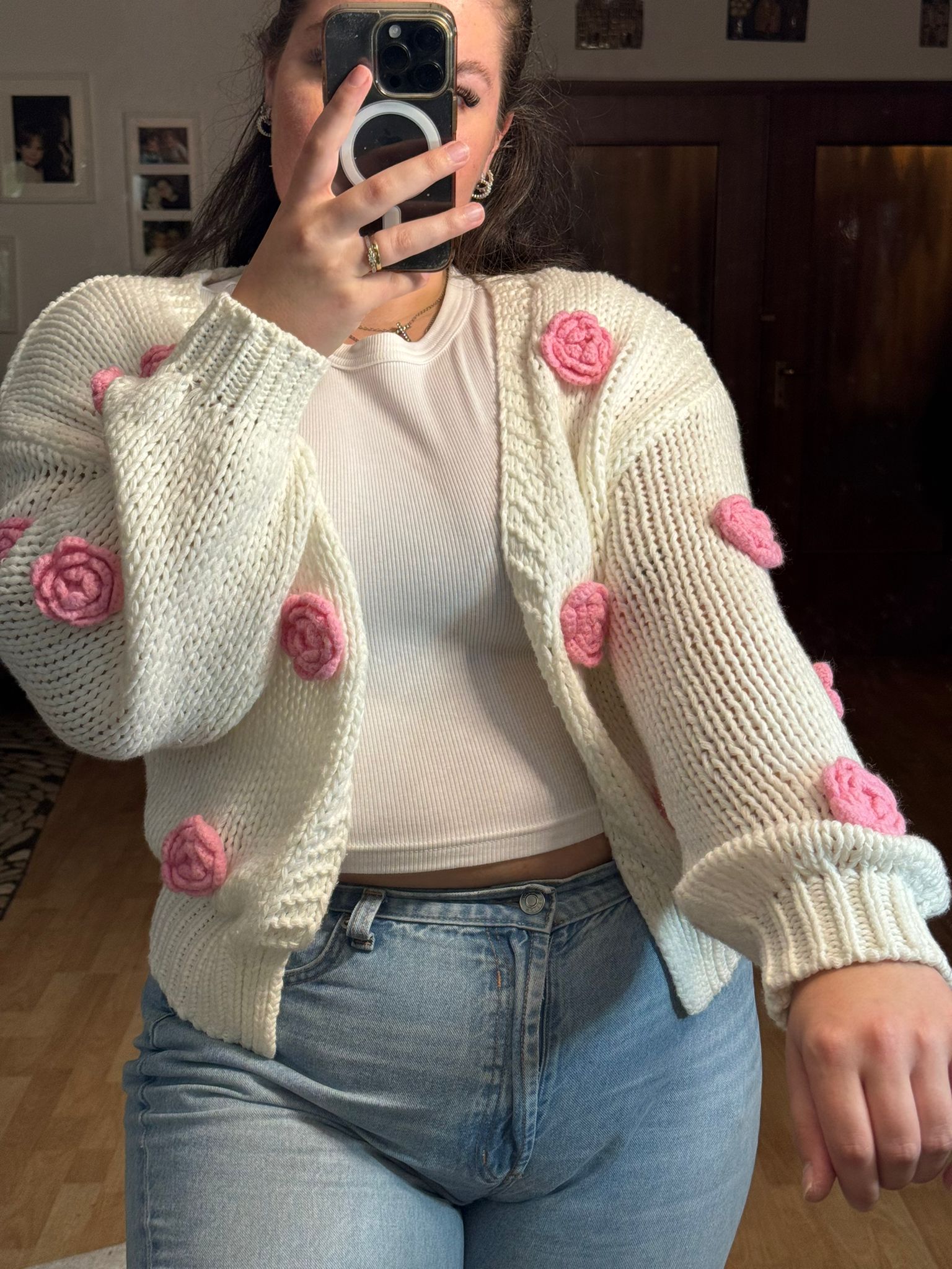 Blomstercardigan