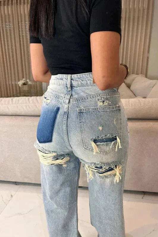 Rippede jeans