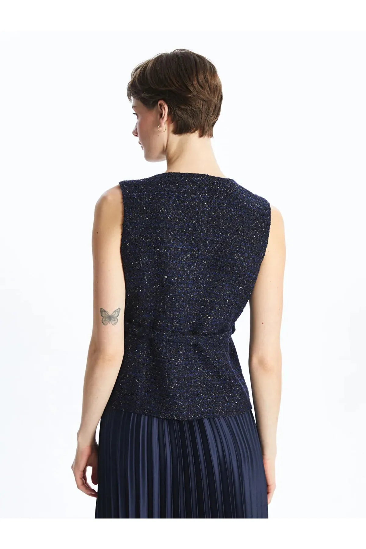 Ikonisk Bouclé-vest