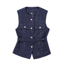 Ikonisk Bouclé-vest
